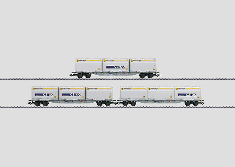 Märklin 47078 Set Containerwagens Sgnss met WoodTainer XXL