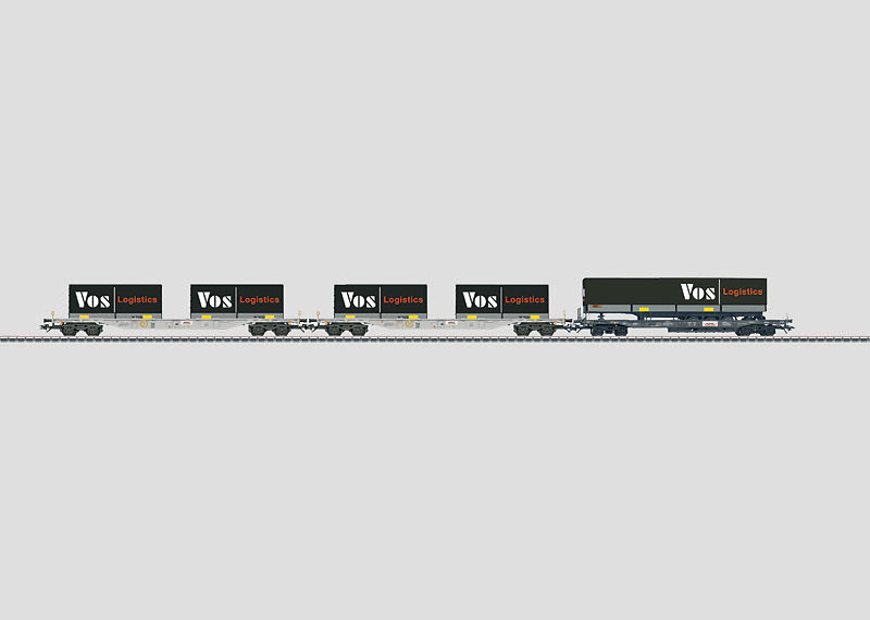 Märklin 47081 - Set Containerwagens "Vos Logistics"