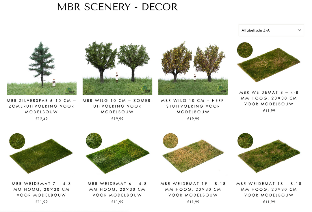 Ontdek de Nieuwe MBR-Collectie: Perfect voor Uw Modelbaan en Diorama's! 🚂🌳