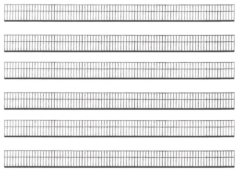 Faller 180413 Safety fence, 1260 mm