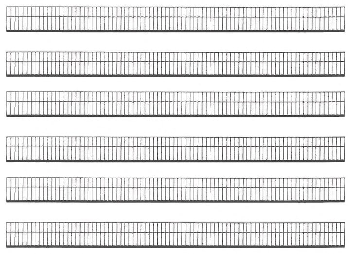 Faller 180413 Safety fence, 1260 mm