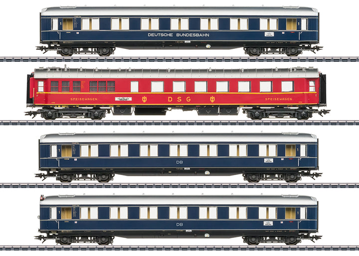 Marklin 43233 Set Express Train Carriages 'F 41 Senator' - Exclusive Pre-Order for Insider Club