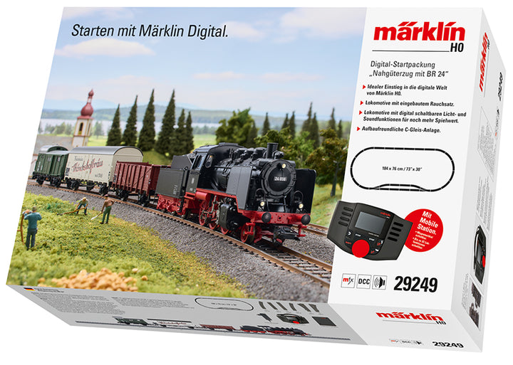 Märklin 29249 – Digitale Startset 'Lokaal Goederenverkeer' met BR 24, DB (H0, Tijdperk III)