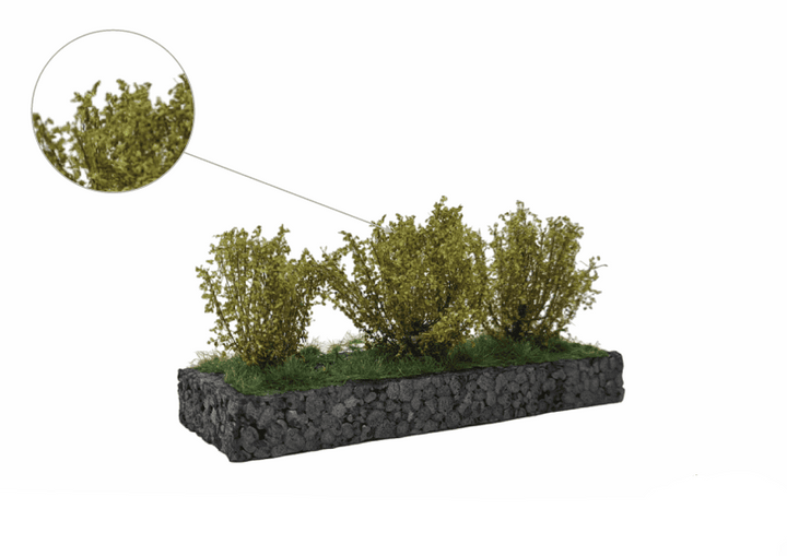 MBR Medium Struiken Lichtgroen 3-4 cm – Heldere Scenery voor Modelbouw