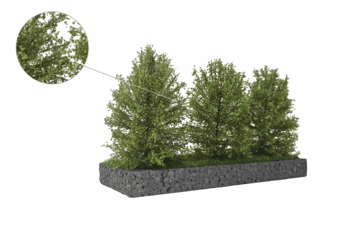 MBR Hoge Struiken Groen 3-4 cm – Natuurlijke Scenery voor Modelbouw