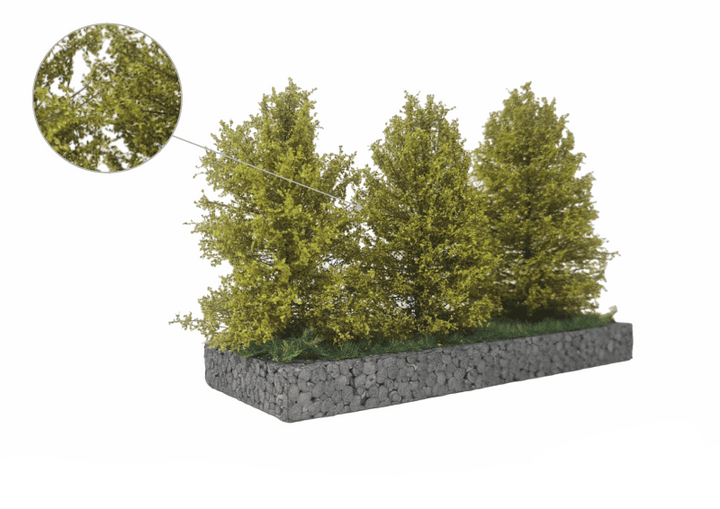 MBR Hoge Struiken Lichtgroen 3-4 cm – Heldere Scenery voor Modelbouw