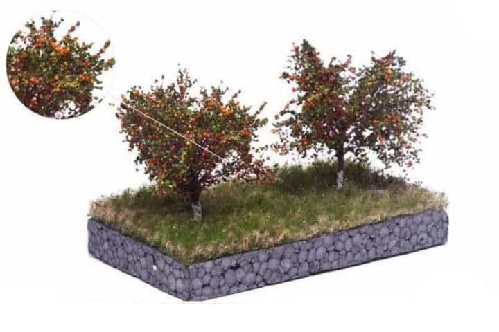 MBR Appelboom 7 cm – Zomeruitvoering, Set van 2 voor Modelbouw