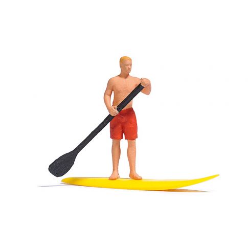 Busch 7864 - H0 Surfer on Surfboard