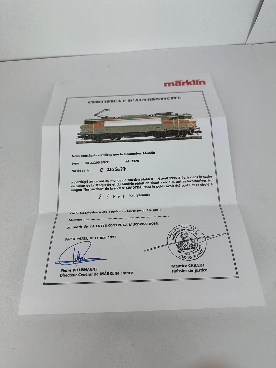 Märklin 3320 - Electric Locomotive Series BB 22 200